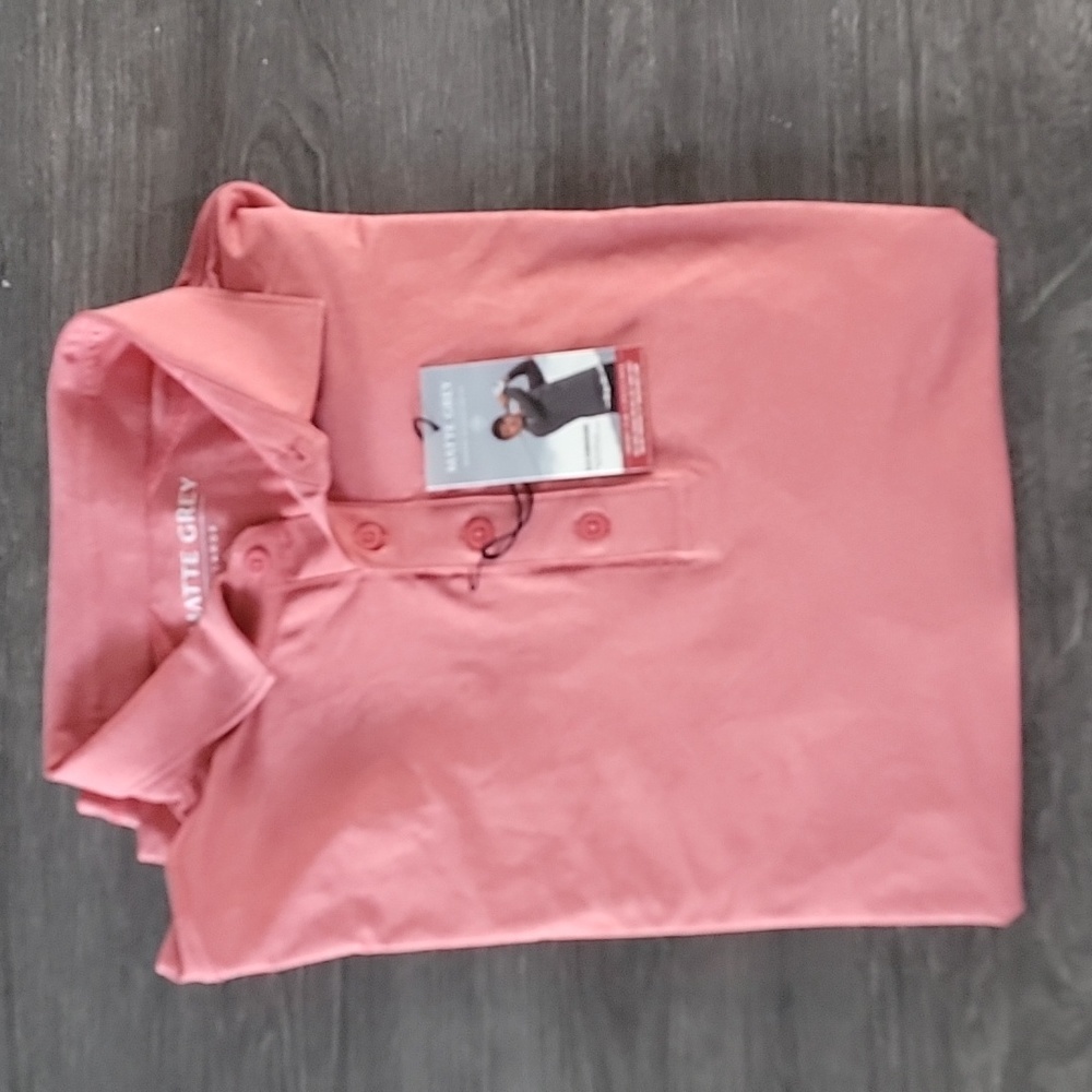 Matte Grey Polo Shirt
